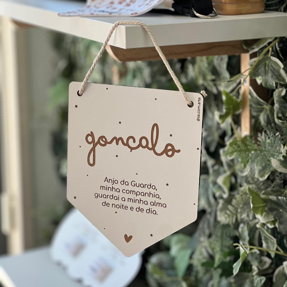 Placa Anjo da Guarda