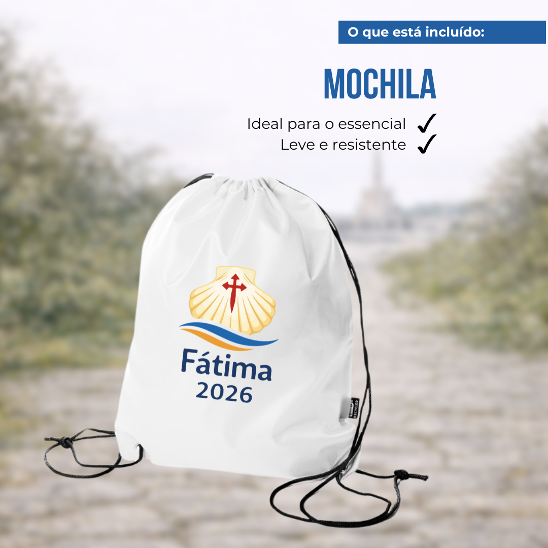 Pack do Peregrino Fátima 2026