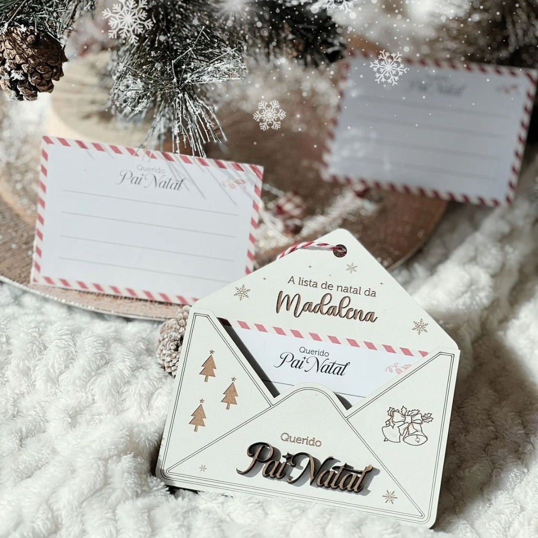 Ornamento Carta ao Pai Natal