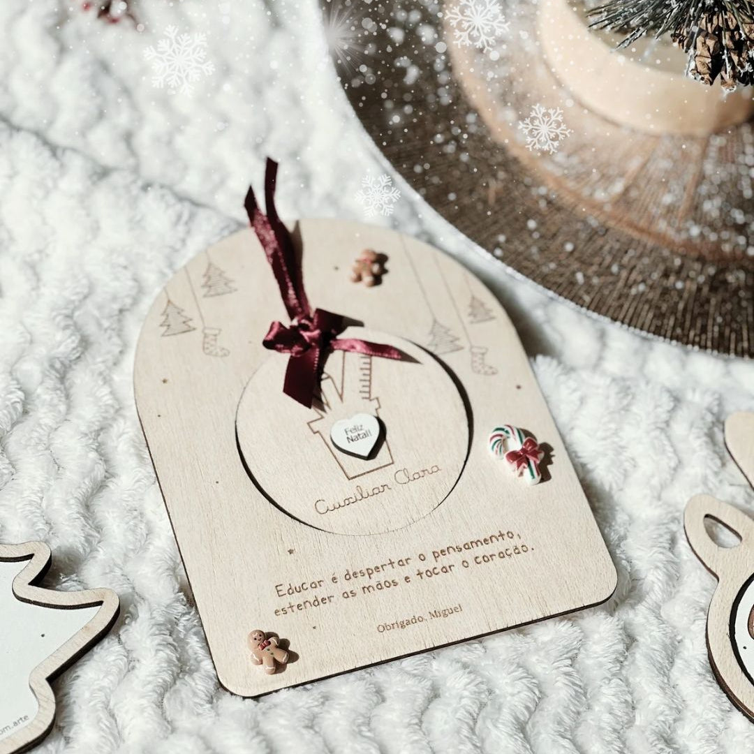 Ornamento Destacável e Mensagem