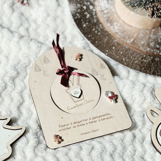 Ornamento Destacável e Mensagem