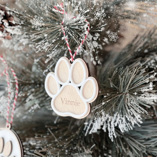 Ornamento Pata com Nome