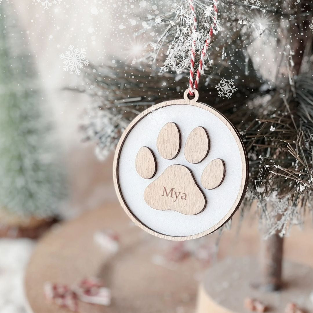 Ornamento Redondo com Pata