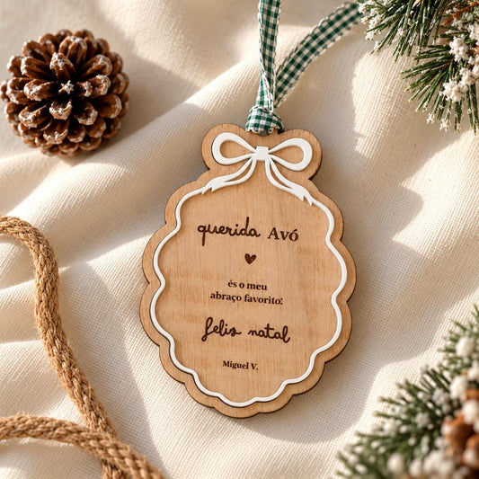 Ornamento Laço Personalizado