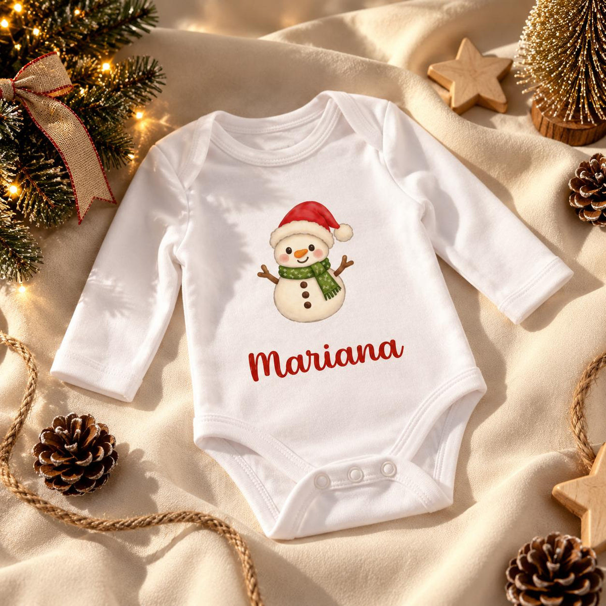 Body Boneco Neve Natal