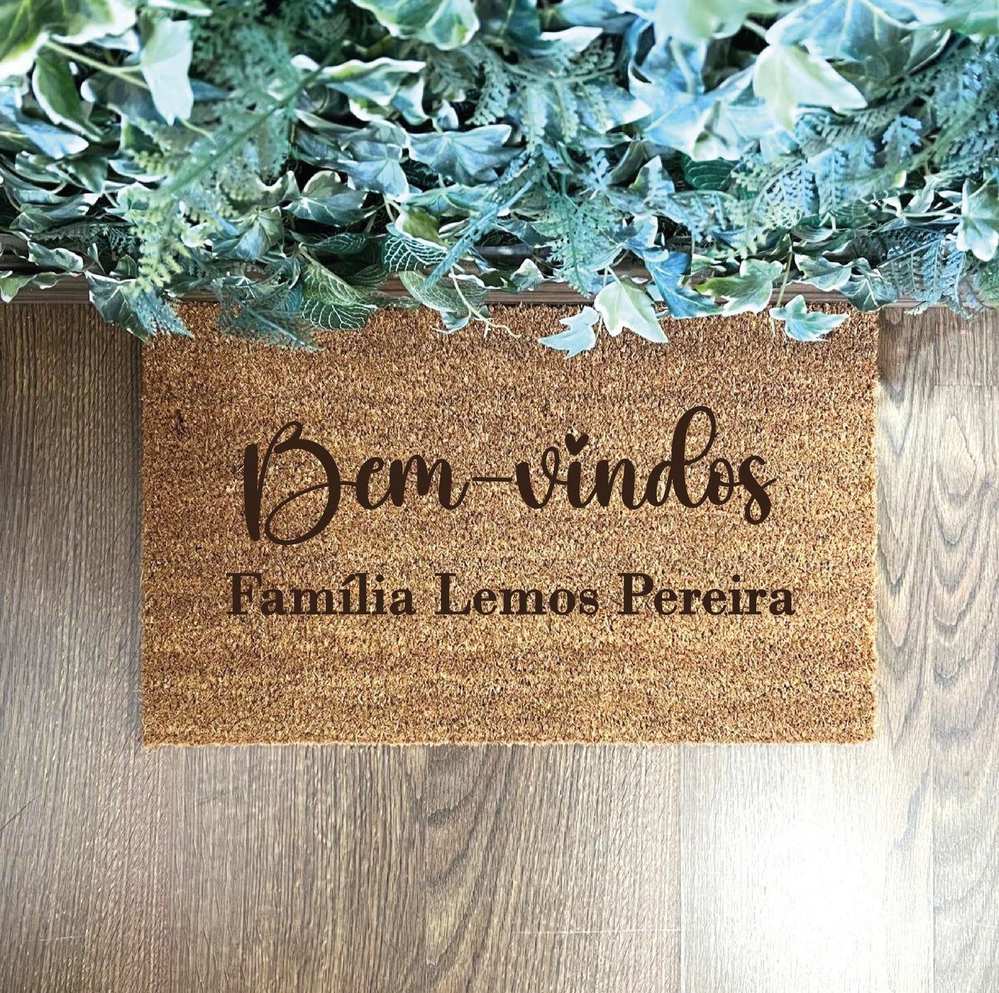 Tapete de Entrada Nome de Família
